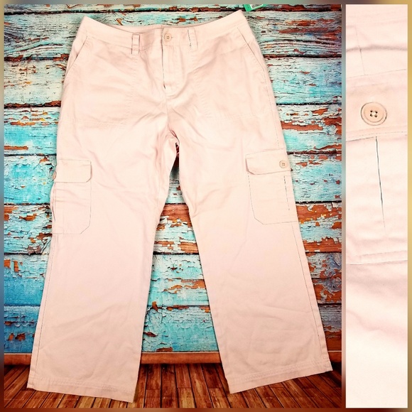 Caslon Pants - Caslon fr Nordstrom pink utility pants sz 10 NWT